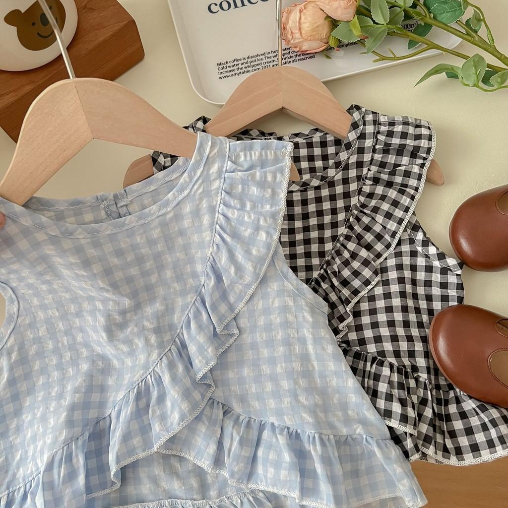 Стильный летний набор платьев для девочек, включающий повседневные наряды в стиле принцессы из мягкого хлопка