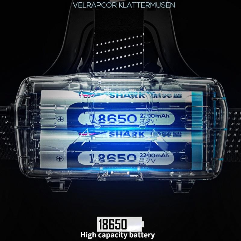 Новейший светодиодный мощный светочувствительный налобный фонарь XHP50 Налобный фонарь для наружного освещения Налобный фонарь со сверхвысоким сроком службы Наружное освещение Лампа для ночной рыбалки Лампа для рыбалки