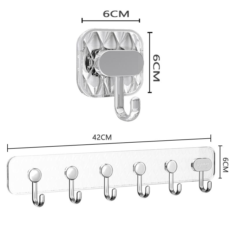 Крючки на стену, крючки для хранения без перфорации, настенные крючки для кухни, ванной комнаты, для полотенец, вешалки, многоцелевые крючки