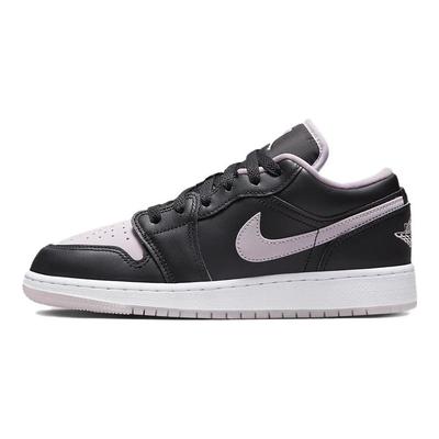 Детские кроссовки Air 1 Low SE GS Black Iced Lilac белые DV1333-051