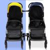 3Pcs Twin Baby Stroller Connector Universal Joints Triplets Quadruplets Infant Cart Secure Straps Adjustable Linker Hook