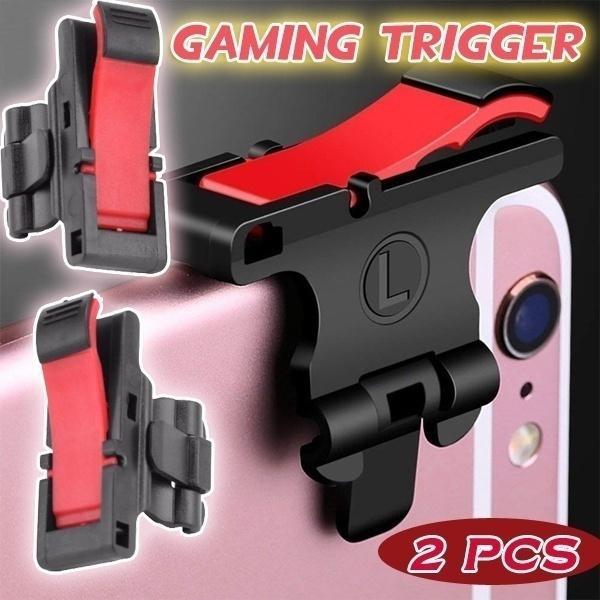 4 шт./компл., сенсорный экран, большой палец, рукав и левый и правый игровые триггеры для смартфонов, контроллер игрового шутера для PUBG Game Shooter