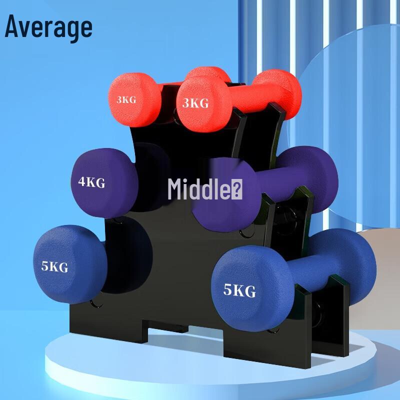 Colorful Dipped Dumbbell Set