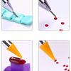 3 Pieces/set of Sparkling Diamond Drawing Rhinestone Tools Include Premium Tweezers and Pick Up Pencils Complete Nail Rhinestone Storage Kit