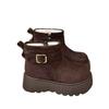 Зимние толстоподошвенные бархатные утепленные снегоступы новые Birkenstock 'хлебные' туфли большие хлопковые ботинки короткие ботинки