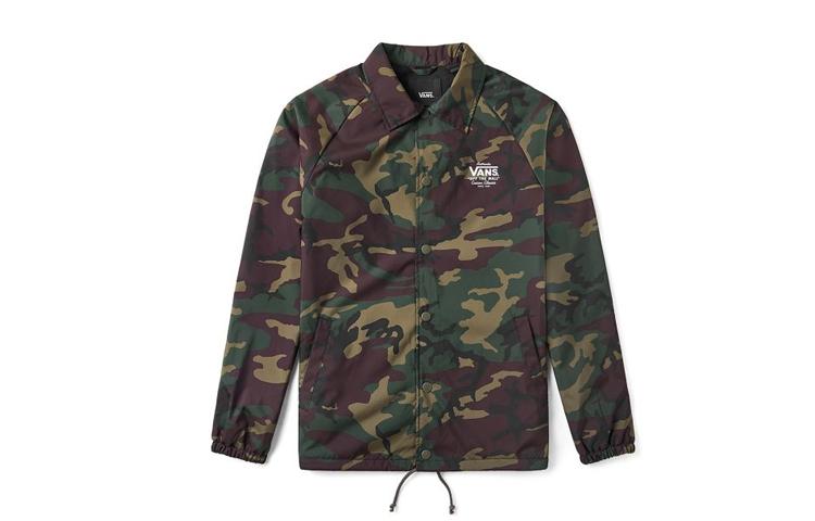 Vans Куртки Мужские Камуфляж Лацкан Умеренный Другое VN0002MUCMA