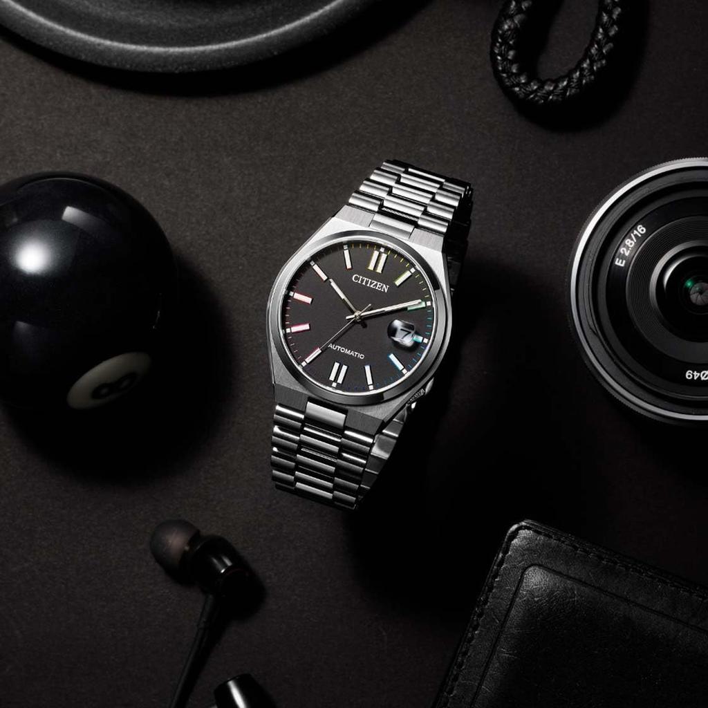 Citizen Часы Citizen Tsuyosa Collection Automatic Black Rainbow NJ0151-53E мужские [Товар]