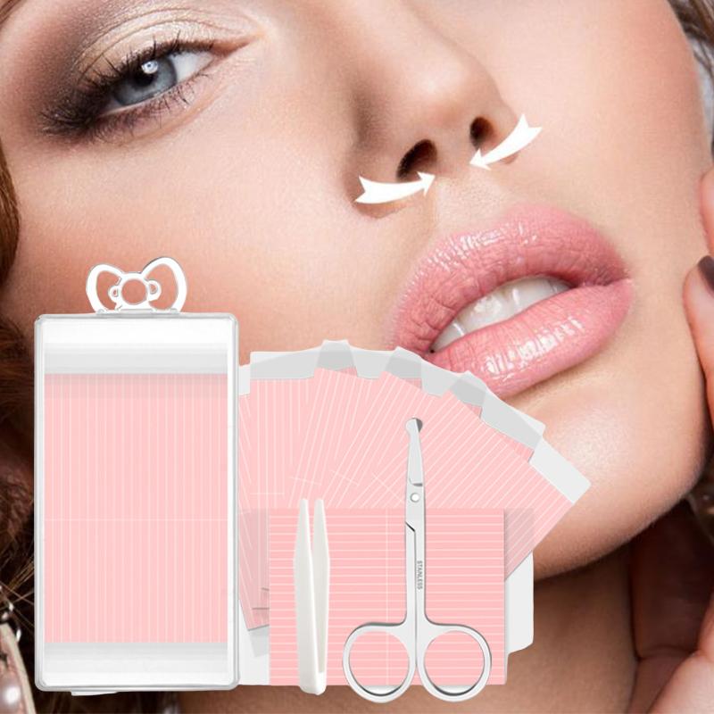 40-120 полосок Невидимые тонкие наклейки для носа Beauty Nose Up Поднимающий инструмент для формирования переносицы Без боли Формирование носа Женщины Девушки Уход за кожей