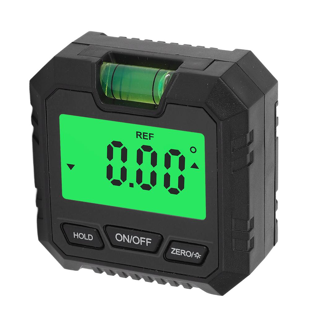 Digital Box Backlit LCD Display Magnetic Base 4 X 90 degrees Angle Gauge Meter Finder Protractor for Automotive Motorcycle