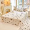 100% Cotton Flat Sheet Floral Style Bedsheet Skin-friendly Bed Linen Sabanas Para Cama Home Bed Flat Sheets (No Pillowcase)