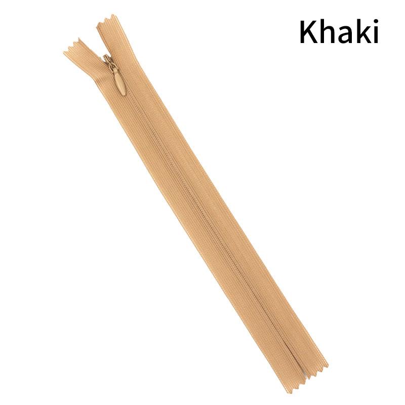 10PCs For Tailor Zippers Pull Charms Nylon Coil Zippers Invisible Zippers Lace Zipper Closure