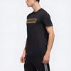 adidas Ai Gfx Ss Foil Sports Bronzing Printing Round Neck Short Sleeve Black Men's EH3814