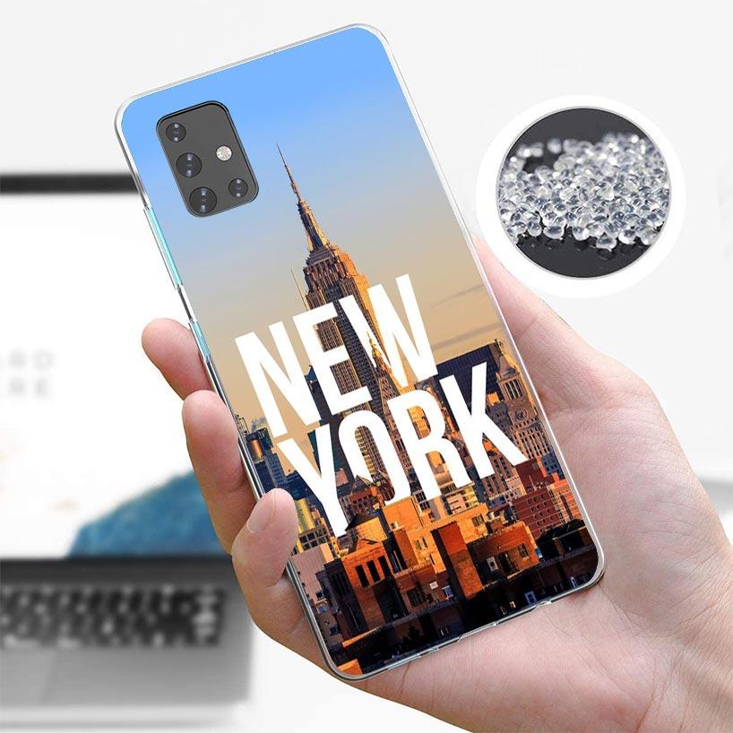 NYC New York City Case Phone Cover for Samsung Galaxy A52 A51 A50 A42 A32 A22 A12 A02S A72 A71 A70 A41 A31 A21S A40 A30S A20E A1