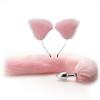 Meilang Ears Fox Tail Анальная пробка Металлическая Анальная пробка Секс-игрушки Игрушки для взрослых Парный секс-продукт
