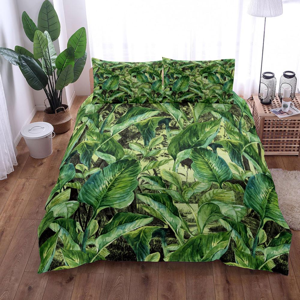 Комплект постельного белья Jungle Tropical Duvet Cover Set King Queen Double Full Twin Single Size Chinoserie