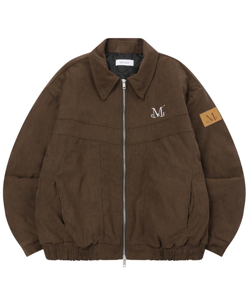 Mucent Rokin Corduroy Blouson Quilted Jacket (Unisex)