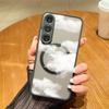Тонкий матовый магнитный чехол с облачным принтом для Samsung Galaxy S24 FE S23 Ultra S22 A15 A55 A54 A35 A34 для Magsafe, противоударный защитный чехол для объектива телефона