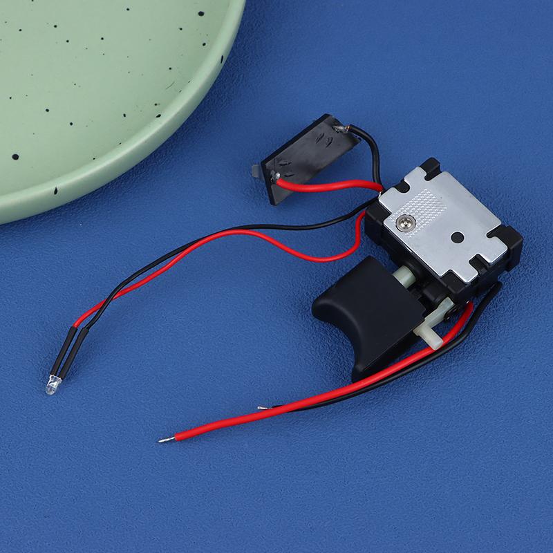 Электрическая дрель Пылезащитный регулятор скорости Кнопочный триггерный переключатель Беспроводная дрель постоянного тока