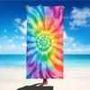 Colorful Beach Towel Large Size Outdoor Travel Camping Absorbent Beach Towels Super Soft Summer Swimming Towel Bath Towel Sea