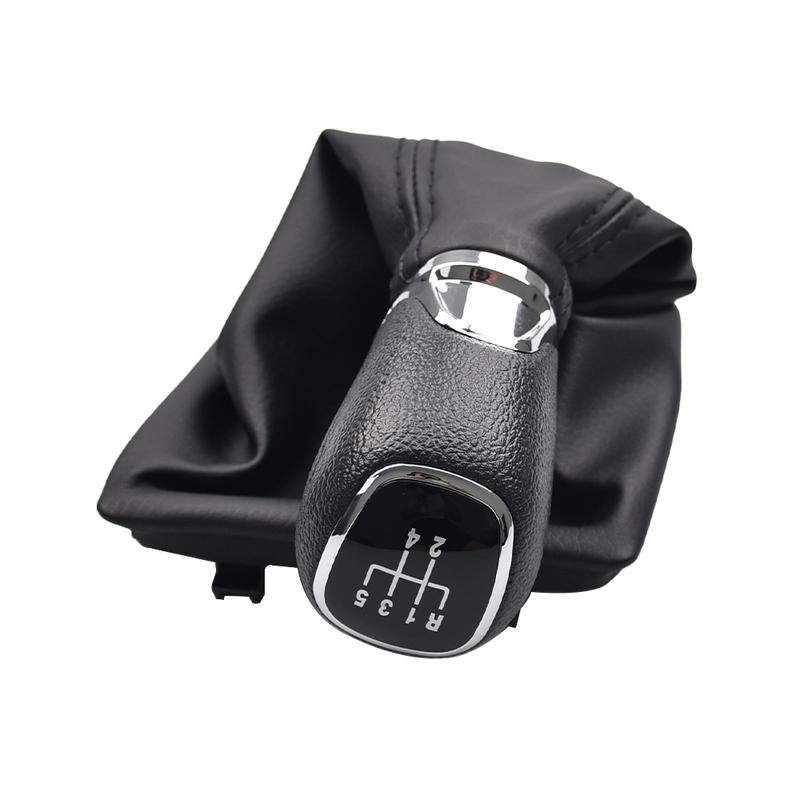 5/6 Speed Manual Gear Shift Knob Gaiter Boot Cover Lever For Skoda Octavia A5 A6 2004 2005 2006 2007 2008 2009 2010 2011 2012