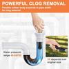 Комплект для прочистки сливного пузыря с перчатками, мощное давление, простота в использовании, универсальный набор для прочистки сливного пузыря
