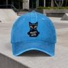 BAD KITTY Vintage Washed Baseball Cap  Adjustable Duckbill Hat for Unisex  Women Lightweight Unisex Outdoor  Daily Wear