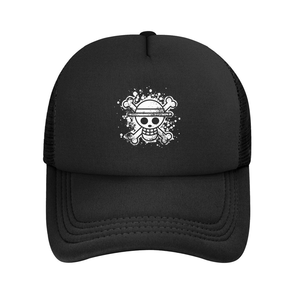 Mihawk  onepieces  Flag Trucker Hat Unisex Sport  Mesh Baseball Cap Polyester Adjustable Sports Cap