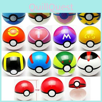 Премиальное качество Покемон Го Покебол Всплывающий 7см Пластиковый шар Игрушка для бесконечного веселья