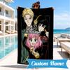 Custom Name SPY Adventure Beach Towel Microfiber Beach Towel, Lightweight and Quick-Dry, for Summer Travel, Swimming Pool Gift