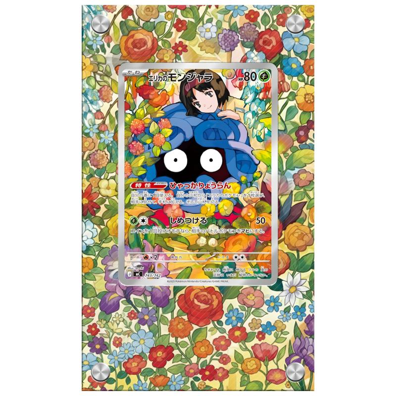 Коллекция Lillie Clefairy Tangela Feraligatr Erika Стойка для демонстрации карт Акриловая расширенная обложка для кейса Psa (Карта в подарок не включена)