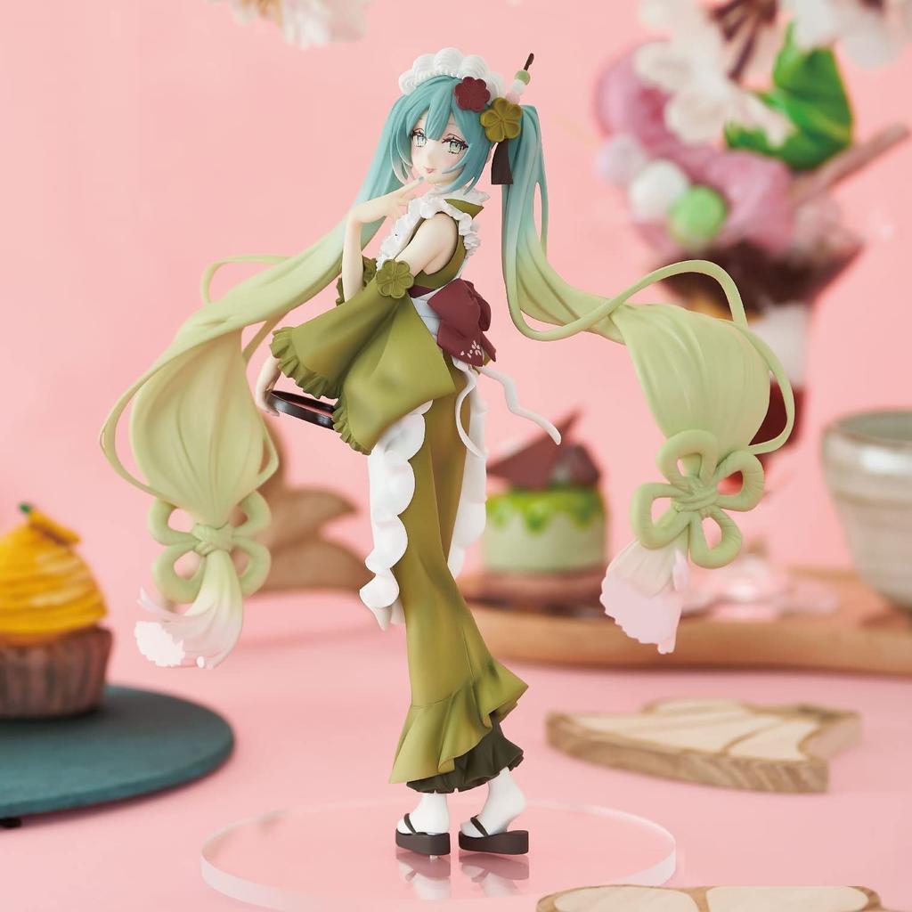 Furyu Hatsune Miku Креативная фигурка SweetSweets Matcha Parfait Фигурка Furyu Официальные товары Excd