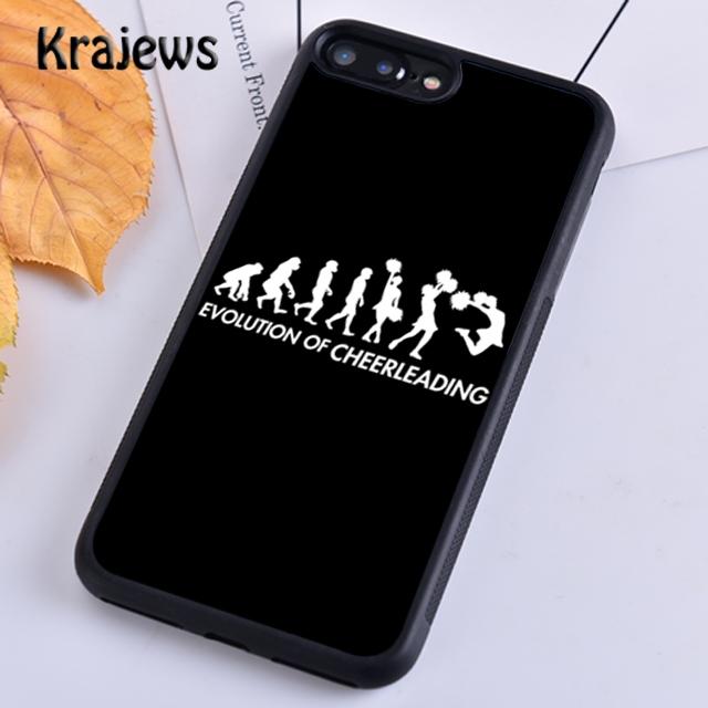 Krajews Cheerleader Cheer Heartbeat Line Phone Case For IPhone 18 17 Air 16 15 14 plus 11 12 13 pro max coque Shell Fundas