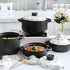 Ceramic High-Temperature Resistant Casserole Stew Pot for Household Use