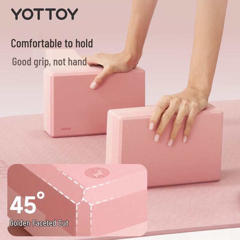 Блок для йоги и танцев Yottoy из ЭВА высокой плотности