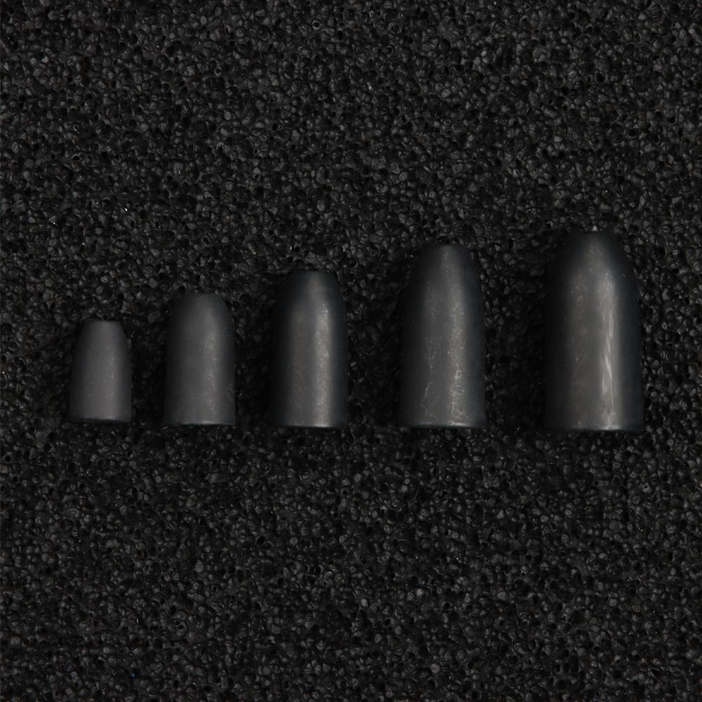 5 шт., грузила с заостренными концами, грузила, латунные вольфрамовые рыболовные поводки, соединитель крюка для грузила