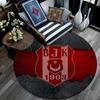 BJK2 Round Area Rug,Carpet Rug for Living Room Bedroom Sofa Playroom Decor,Non-slip Floor Mat