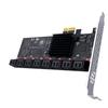 For Chia Mining 16 Ports SATA 3.0 6Gb To PCI Express Controller Card