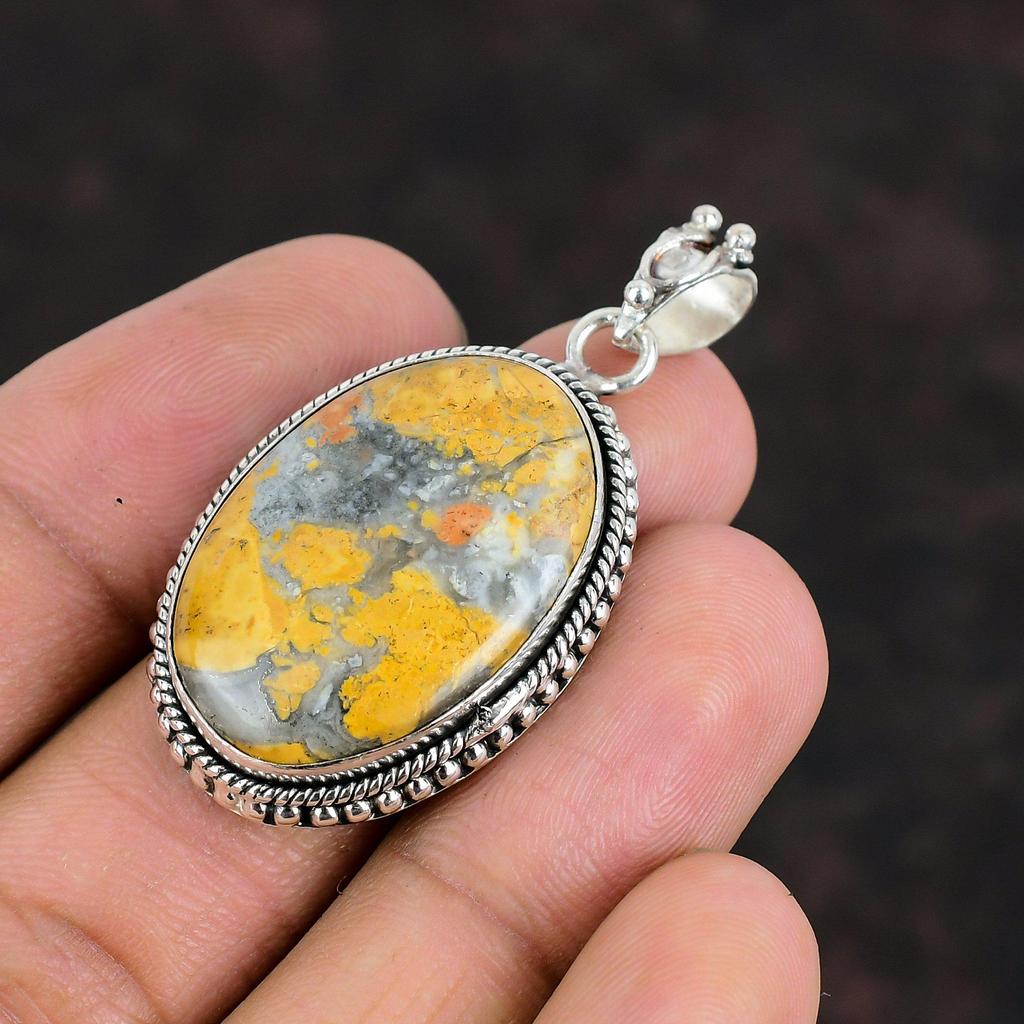 Подвеска из яшмы Малигано, подвеска из натурального драгоценного камня, подвеска ручной работы из стерлингового серебра 925 пробы, подвеска из яшмы Малигано, ювелирные изделия для нее, подарки для мамы