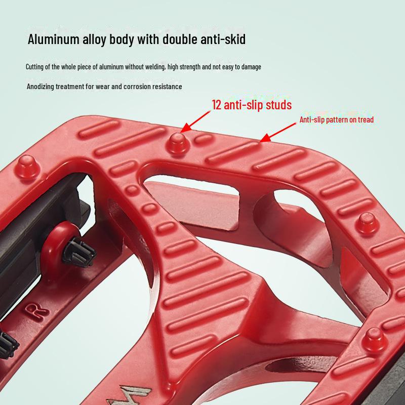 Универсальная педаль из алюминиевого сплава с шарикоподшипниками для горных и шоссейных велосипедов