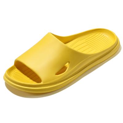 Модные летние мужские и женские шлепанцы, пляжные сандалии, мягкие ЭВА тапочки для пар, нескользящая удобная повседневная обувь для ванной