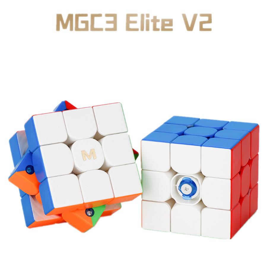 MGC 3 Elite V2 M Магнитный Magic Speed Cube без наклеек Профессиональные игрушки-непоседы MGC3 Elite V2M Cubo Magico Puzzle Детский подарок