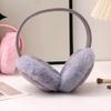 1PC Fashion Winter Earmuffs Solid Color Soft Plush Outdoor Windproof Ear Warmers Ear Protection
