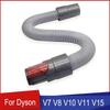 For DYSON V7 V8 V10 V11 V15 Vacuum Cleaner Accessories Flexible Manual Extension Telescopic Vacuum Tube for Household Use