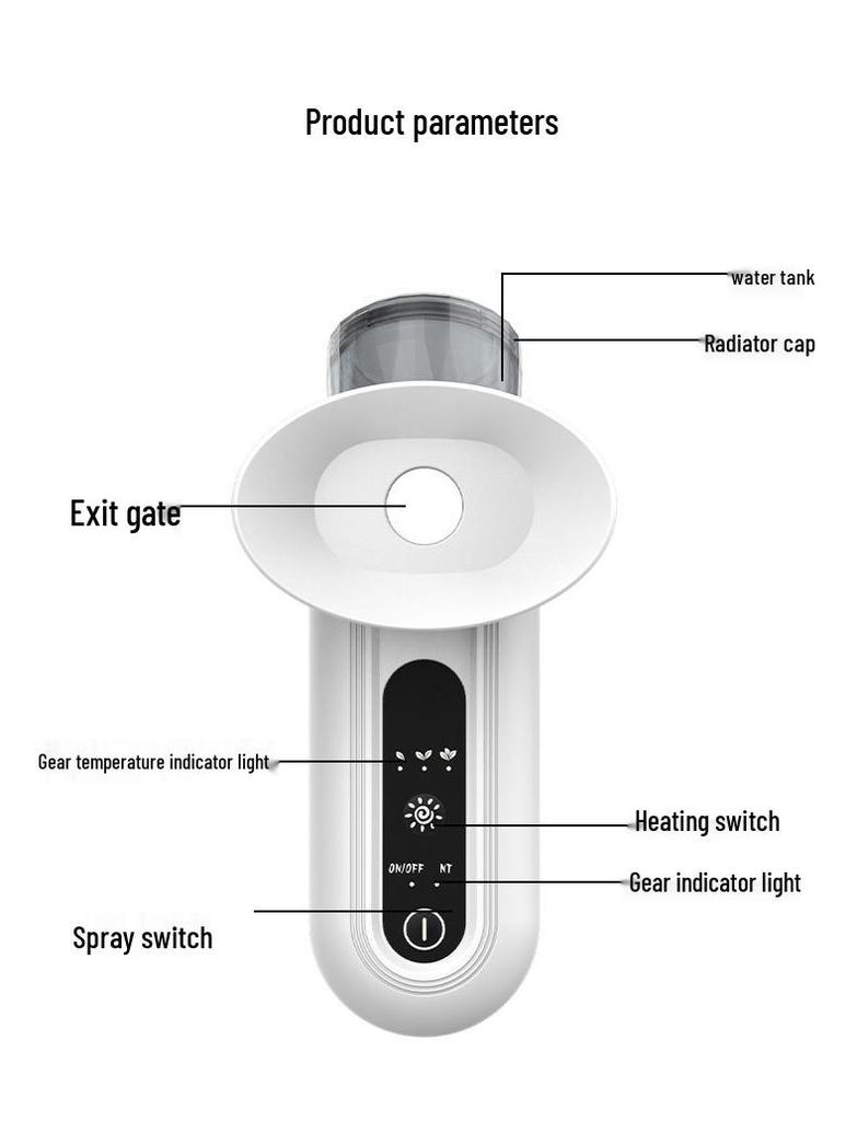 Nano Spray Eye Moisturizer & Massager with Hot Compress