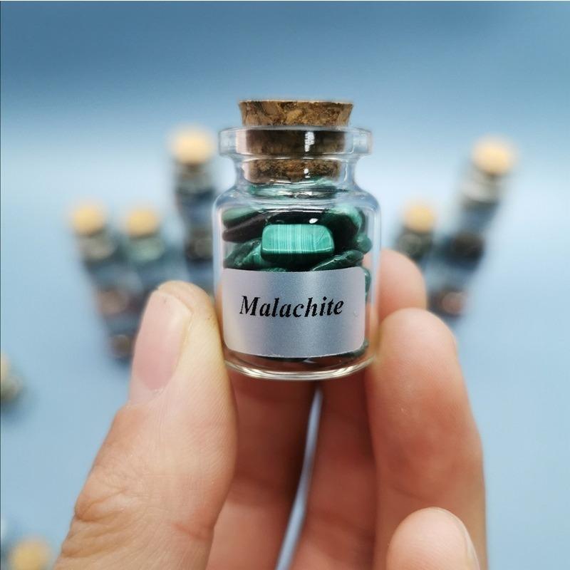 9 шт., бутылки с драгоценными камнями, кристаллы, лечебные камни, принадлежности для колдовства, кристаллы, чакра, лечебные кристаллы, объемные кристаллы, декор для ведьмы