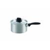 Maruyama Giken SOUEN Saucepan, 18cm, 2.6L, SE-03, Induction and Gas Stove Compatible, Stainless Steel, Flat Bottom, Made In Japan, Tsubame-Sanjo