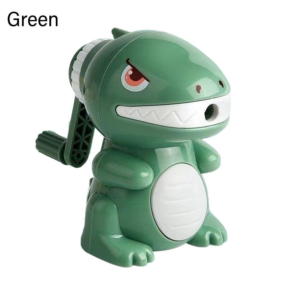 Точилка для карандашей в виде динозавра, антипригарный стержень, автоматически вводится в свинец, механический инструмент с ручным заводом