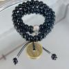 New Chinese Double-layer Mountain Ghost Spending Money Bracelet Women's New Niche Design Sense High Value Beaded Reverse Scale Bracelet