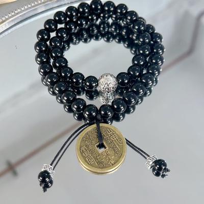 Новый китайский двухслойный браслет с горным призраком, сжигающим деньги, женский новый нишевый дизайн, чувство высокой ценности, браслет из бусин с обратной шкалой