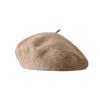 French Style Painter Cap Women Beret Hat, Wool Blend Artist Retro Casual Street Leisure Wear Cap, Solid Color Cozy for Autumn Winter Hat